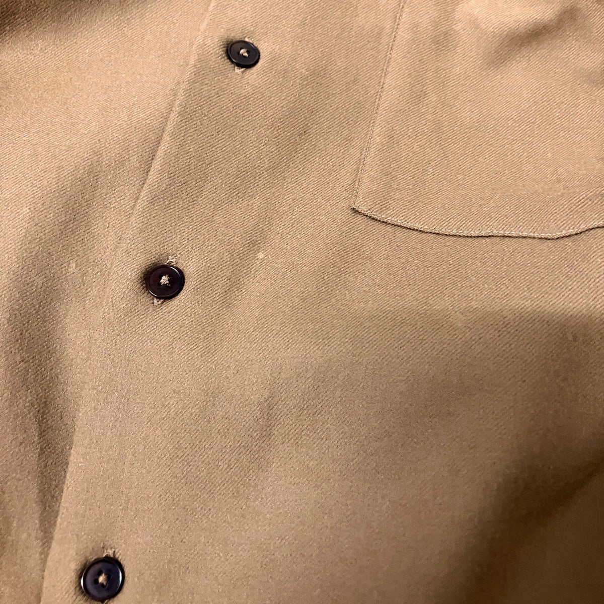 AURALEE SUPER LIGHT WOOL SHIRTS長袖シャツA21AS01OS 古着・中古-7枚目のアイテム画像