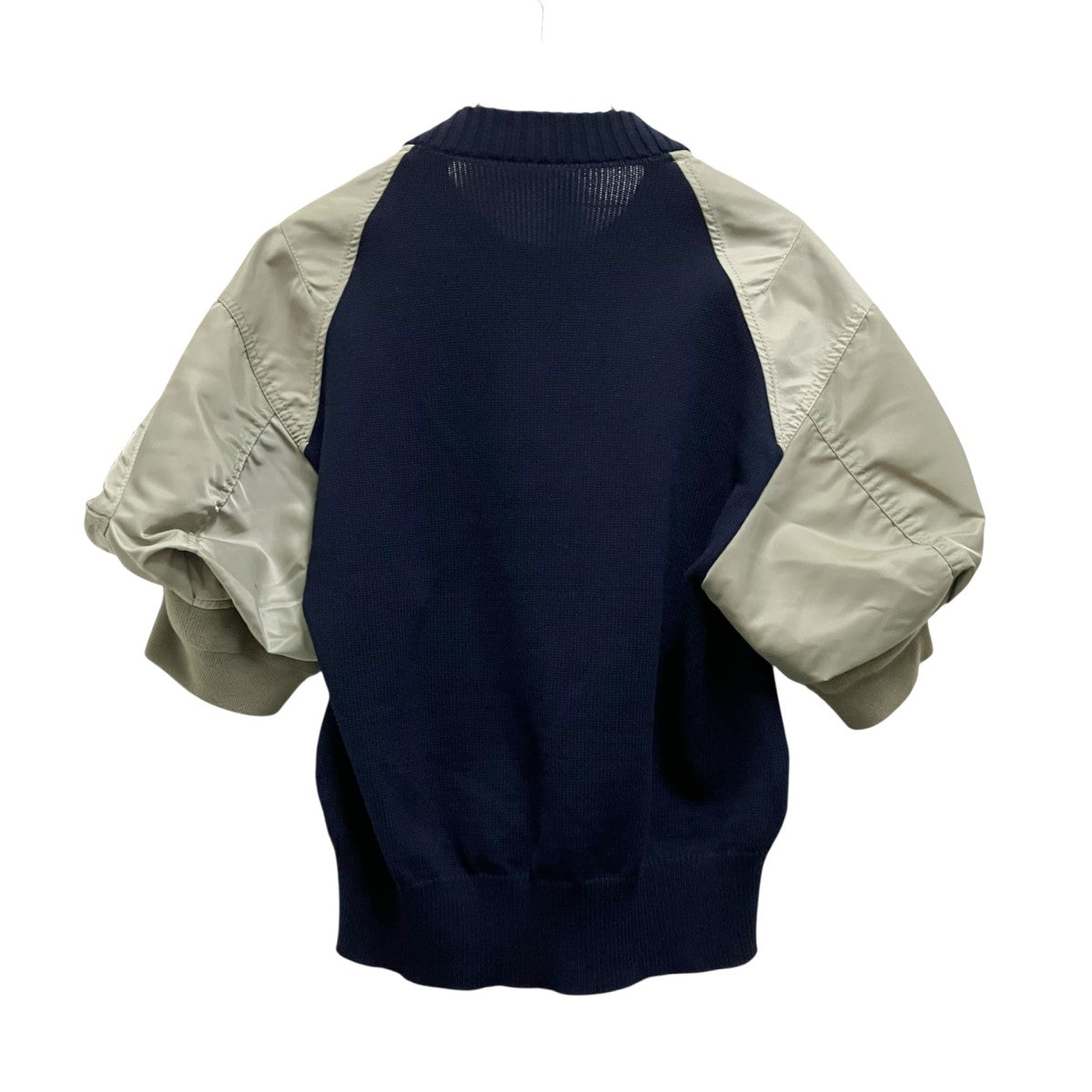 sacai 切替半袖ニット23 06481 古着・中古-2枚目のアイテム画像