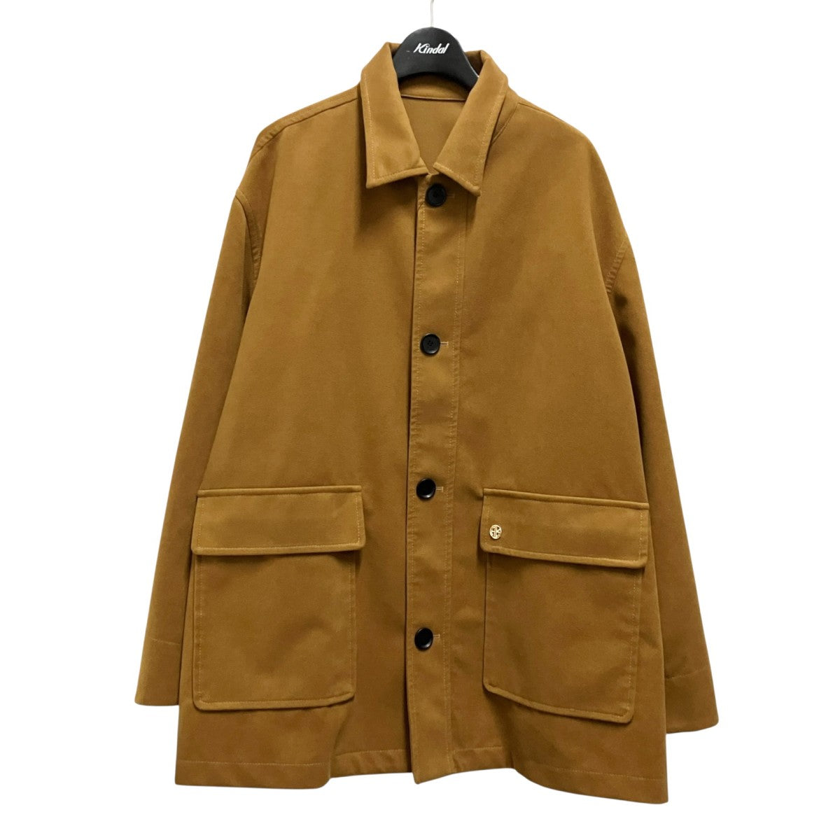 シンセティックレザーシャツブルゾンフェイクレザージャケットGAL 24050 B