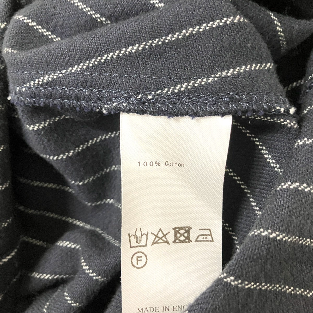 ストライプロングコートYAR 22AW CO15