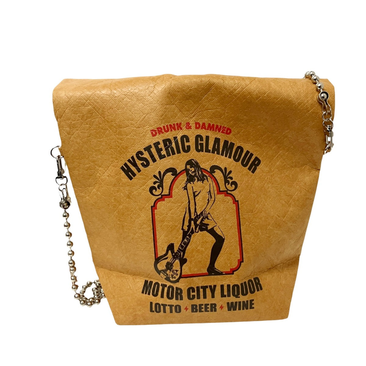 HYSTERIC MOTOR CITY LIQUORボールチェーンショルダーバッグ01263QB02