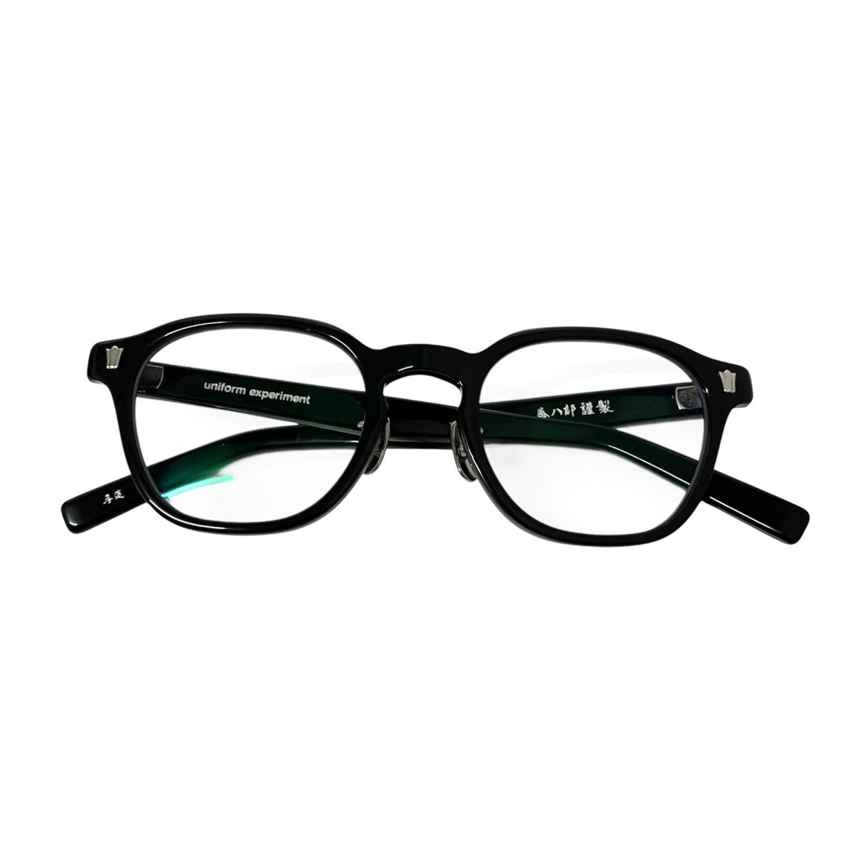 泰八郎謹製×uniform experiment ボストン眼鏡 古着・中古-1枚目のアイテム画像