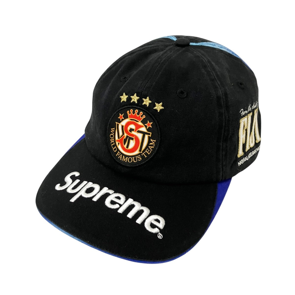 Supreme(シュプリーム) Fiji 6-Panel Capロゴキャップ ブラック