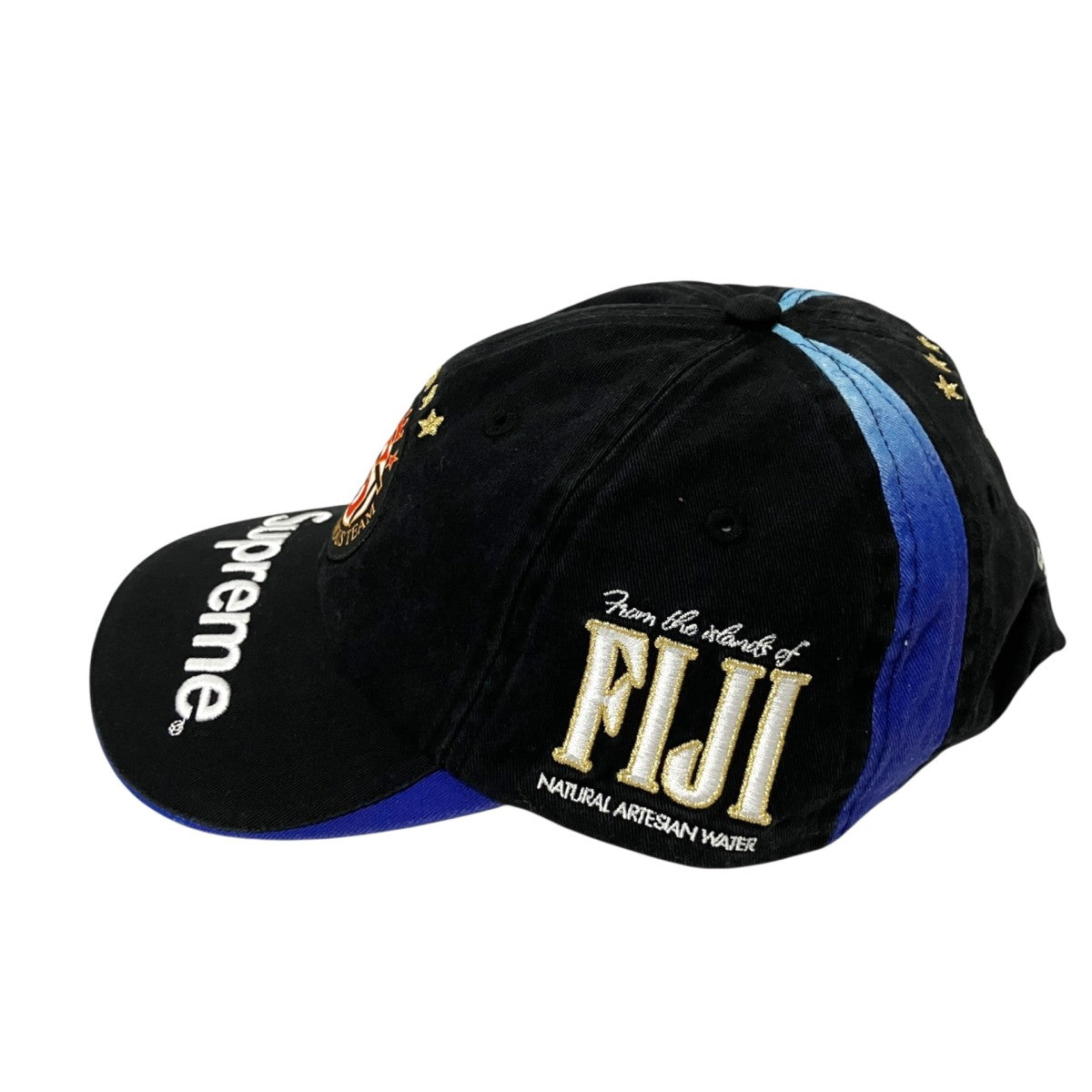 Supreme(シュプリーム) Fiji 6-Panel Capロゴキャップ ブラック