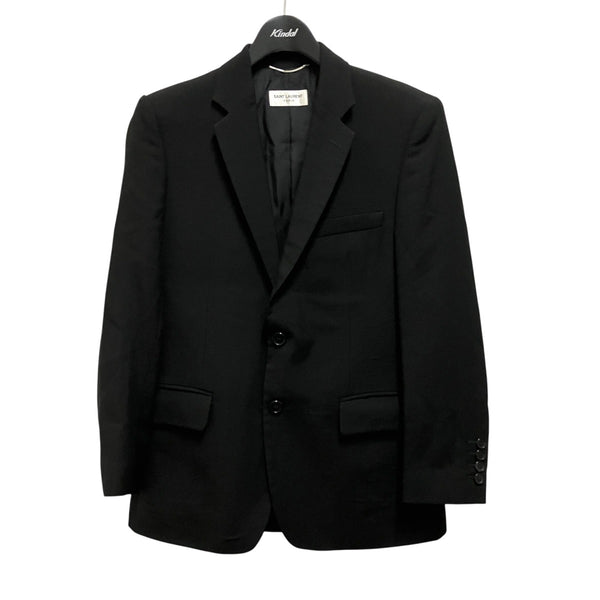 SAINT LAURENT テーラードジャケット ブラック 34 新品未使用 Saint Laurent Paris(サンローランパリ) 2B テーラードジャケット
