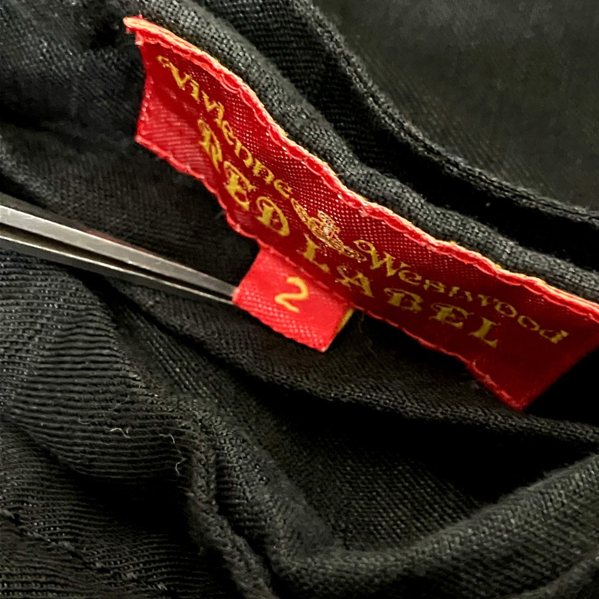 Vivienne Westwood RED LABEL リネン混長袖ブラウス16 01 431017 古着・中古-4枚目のアイテム画像