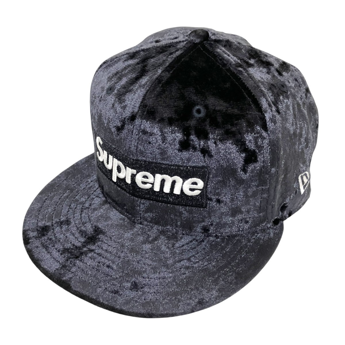 Supreme×New Era 26AWCrushed Velvet Box Logo New Eraボックスロゴキャップ 古着・中古-1枚目のアイテム画像