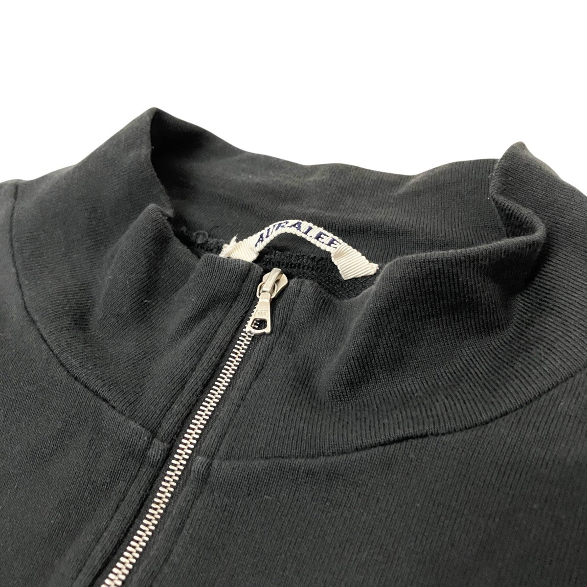 AURALEE SUPER HIGH GAUGE SWEAT HALF ZIP P／OハーフジップスウェットA24AP03CU 古着・中古-3枚目のアイテム画像