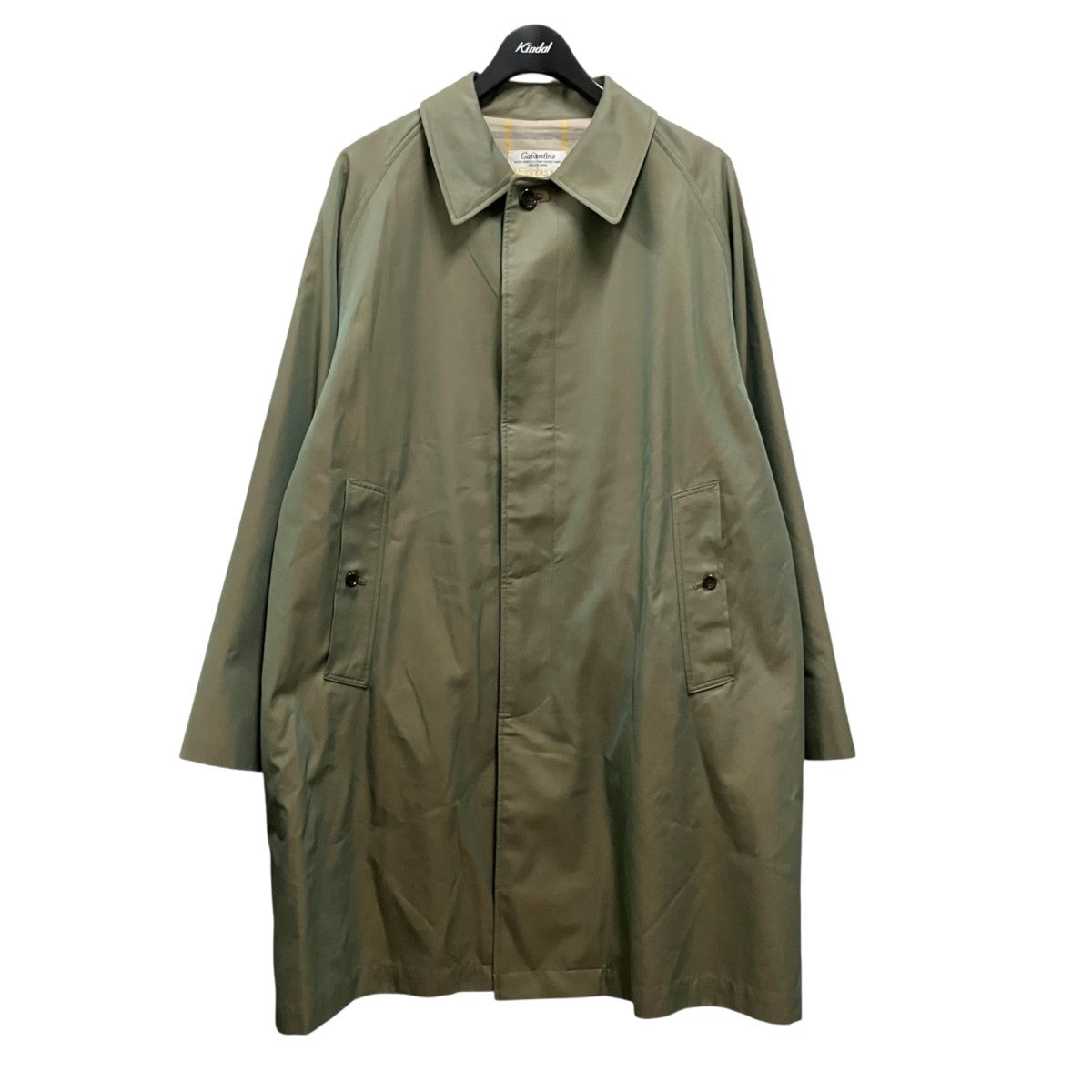 WORKERS Bal Collar Coat Cotton Gabardineステンカラーコート 古着・中古-1枚目のアイテム画像