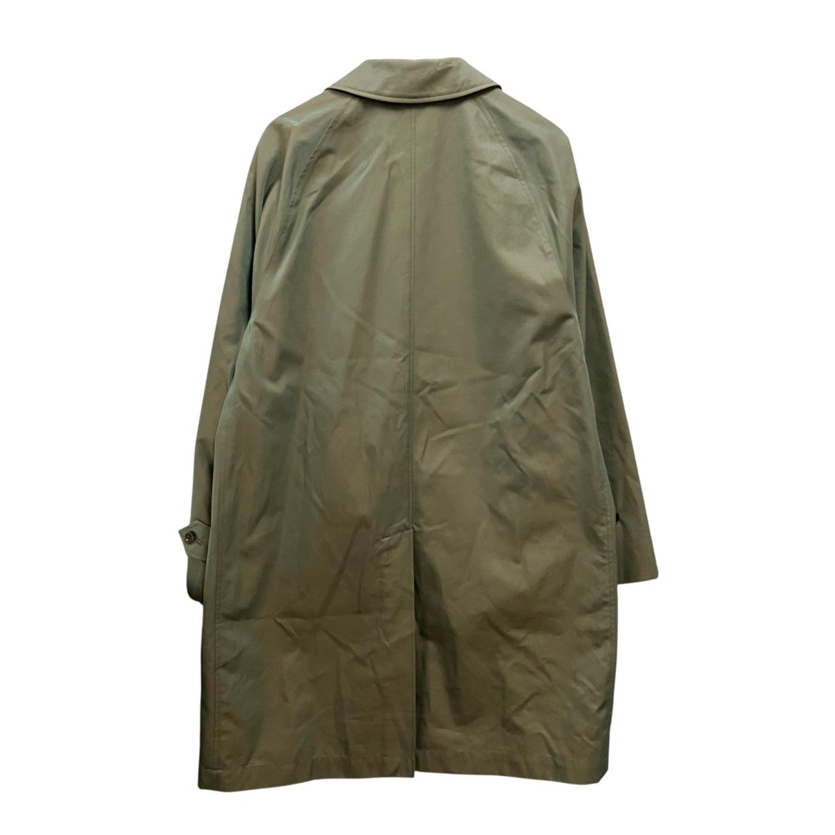 WORKERS Bal Collar Coat Cotton Gabardineステンカラーコート 古着・中古-2枚目のアイテム画像