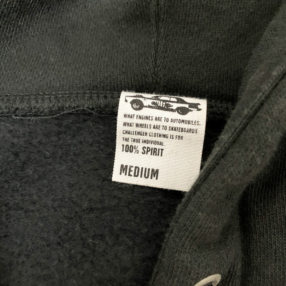 CHALLENGER BAR LOGO ZIP HOODIEジップパーカーCLG SW024 007 古着・中古-4枚目のアイテム画像