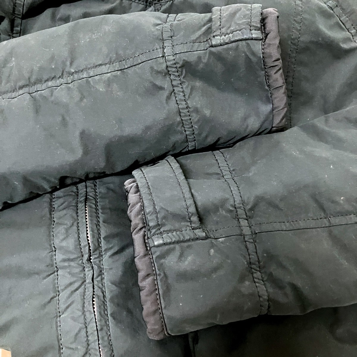 STONE ISLAND DAVID light-tc ASYMMETRIC ZIP JACKET中綿ジャケット751541231 古着・中古-5枚目のアイテム画像