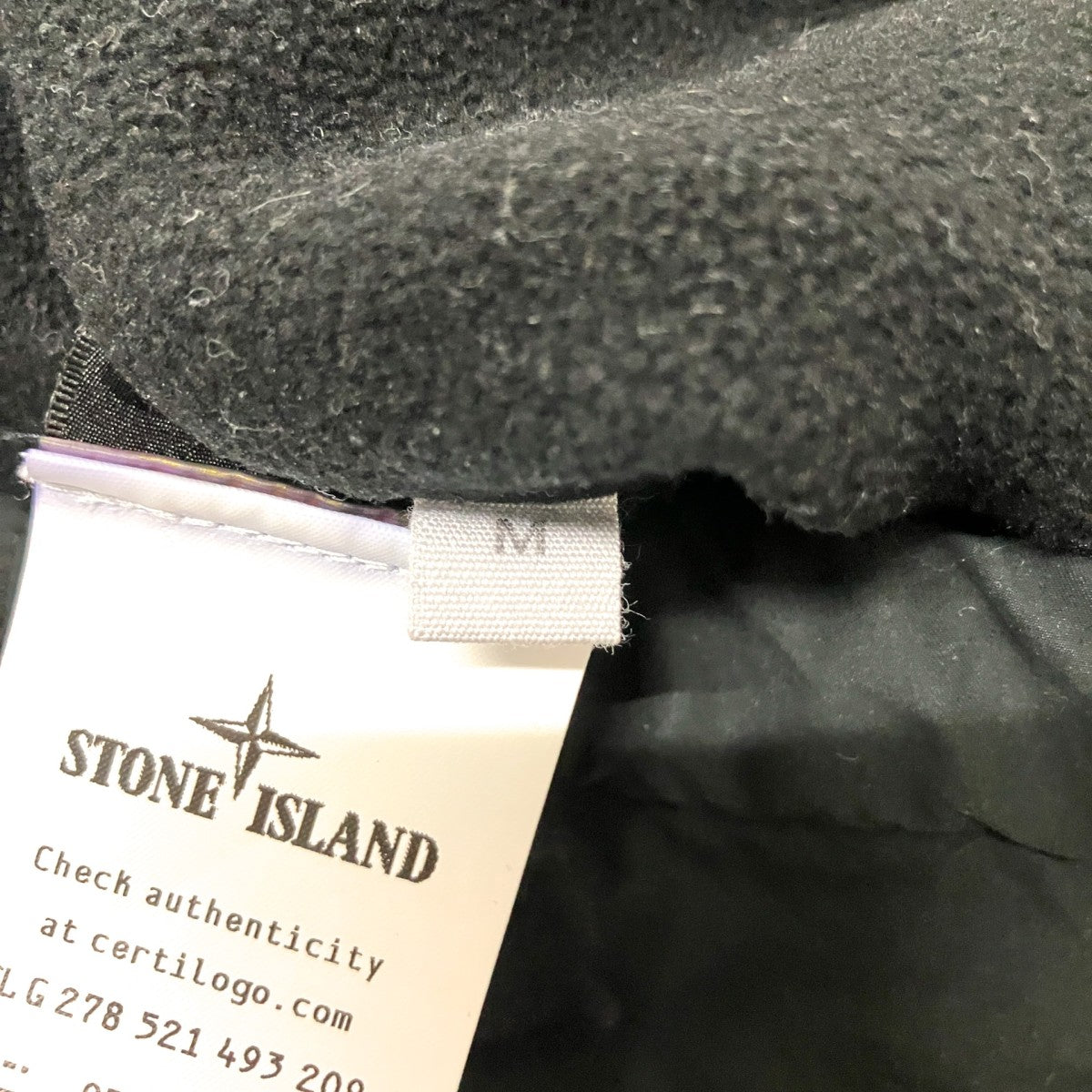 STONE ISLAND DAVID light-tc ASYMMETRIC ZIP JACKET中綿ジャケット751541231 古着・中古-6枚目のアイテム画像