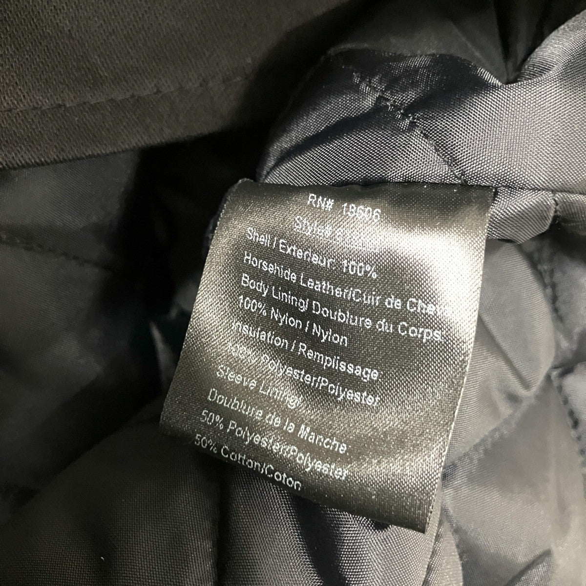 Schott レザージャケット618HH 古着・中古-5枚目のアイテム画像