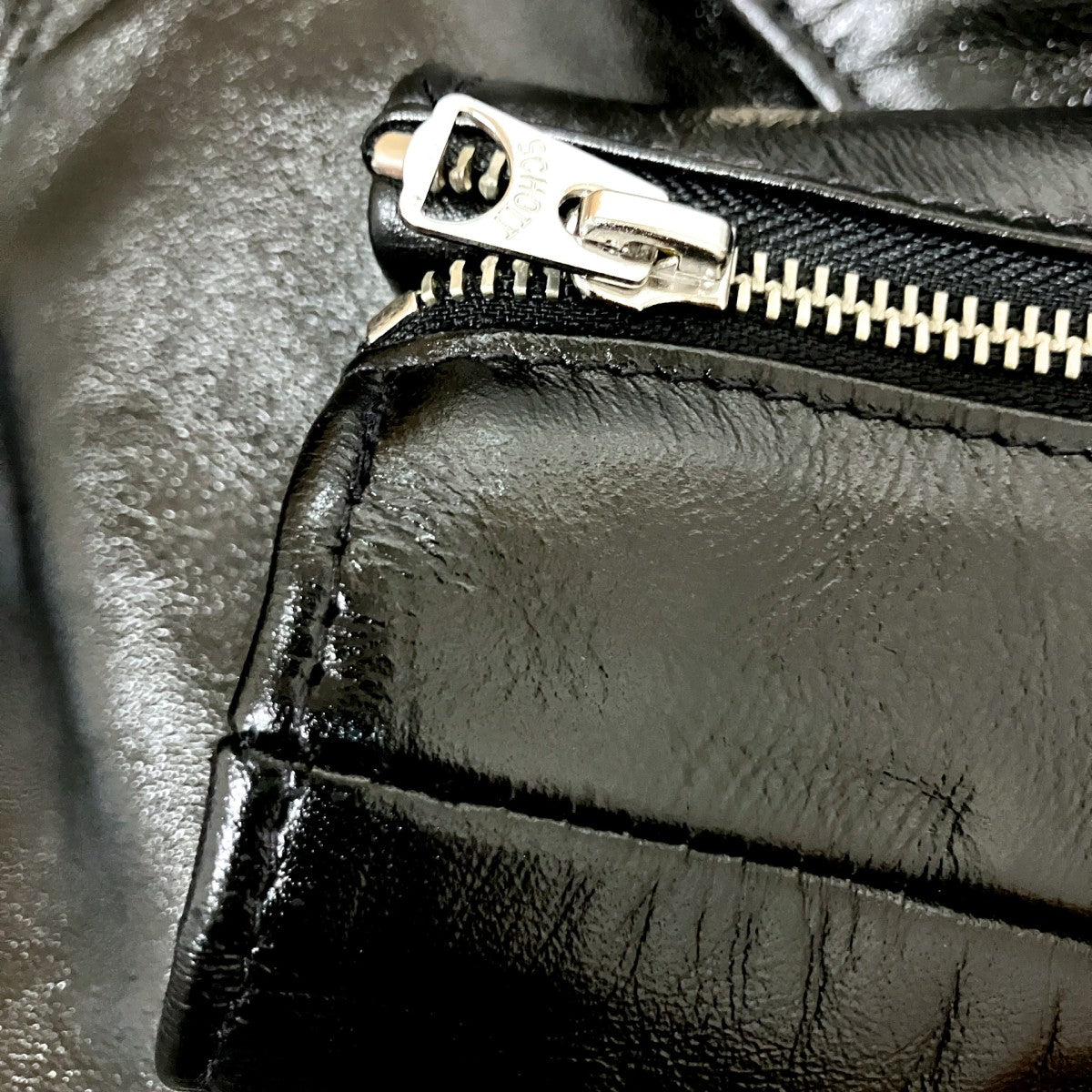 Schott レザージャケット618HH 古着・中古-6枚目のアイテム画像