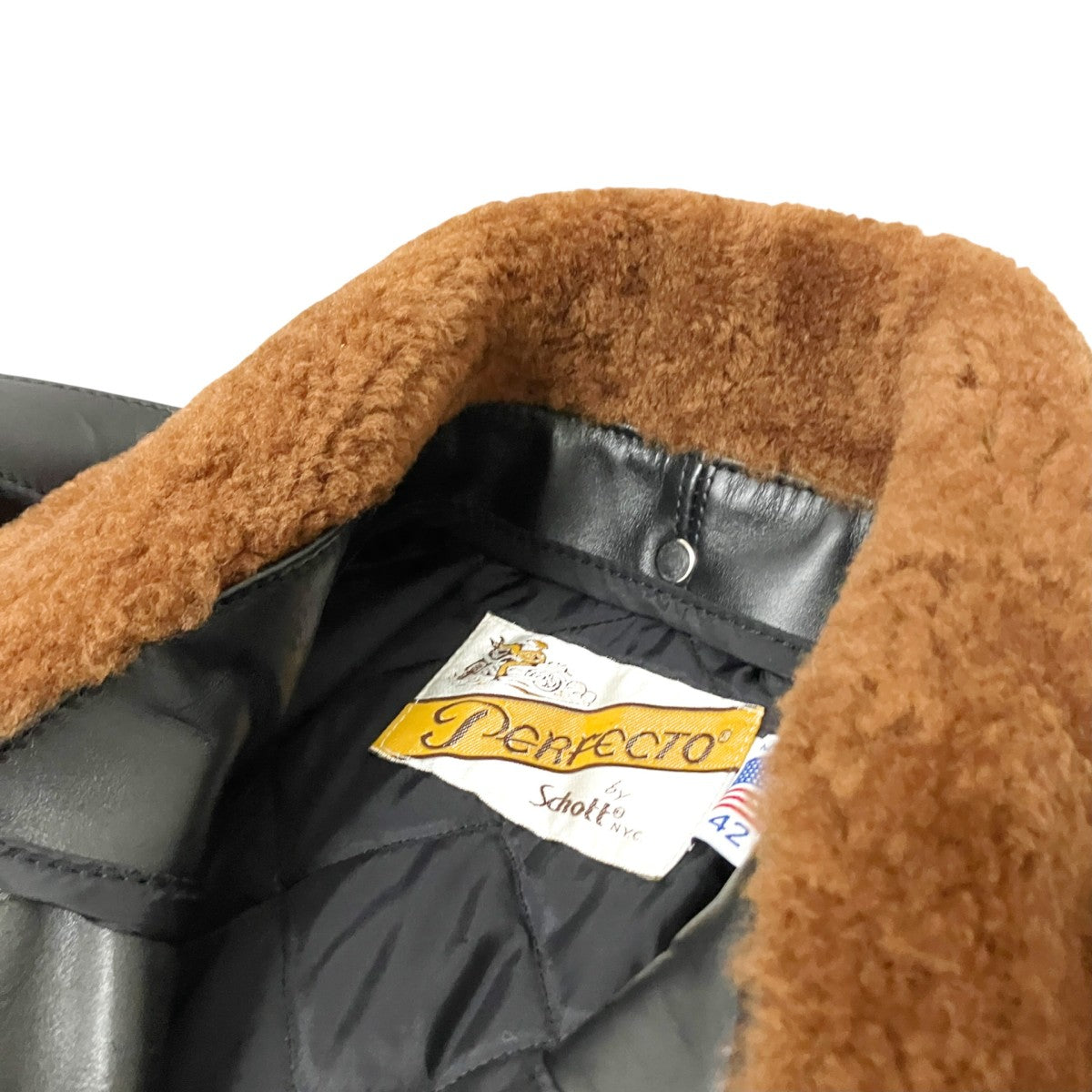 Schott(ショット) 付け襟付きレザージャケット618 RIDERS 618 RIDERS