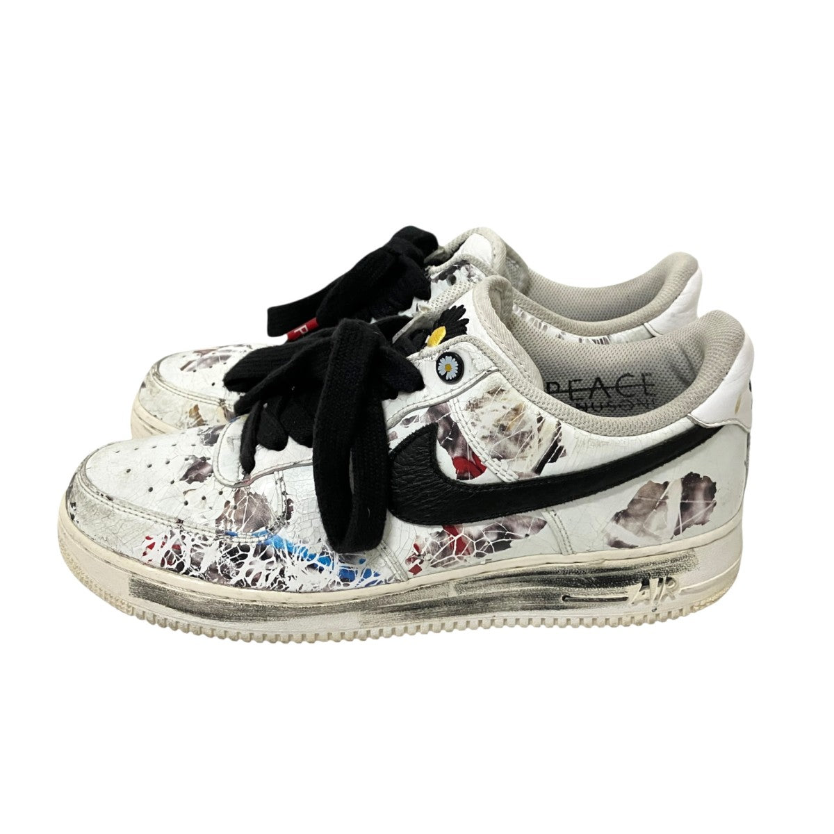 NIKE×PEACEMINUSONE AIR FORCE 1 07スニーカーDD3223 100 古着・中古-3枚目のアイテム画像