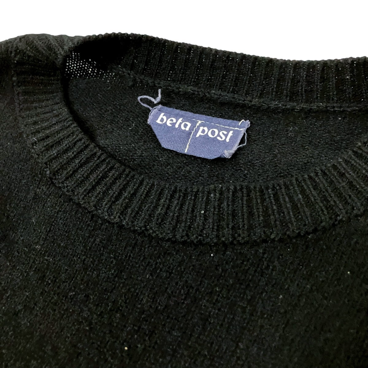 beta post meal spec sweaterカシミヤ混ニットB02LHKN 13 古着・中古-3枚目のアイテム画像