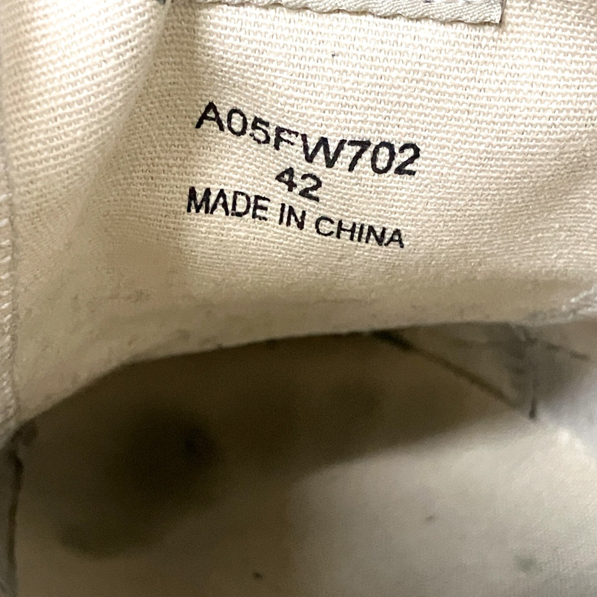 Maison MIHARA YASUHIRO ローカットスニーカーA05FW702 古着・中古-6枚目のアイテム画像