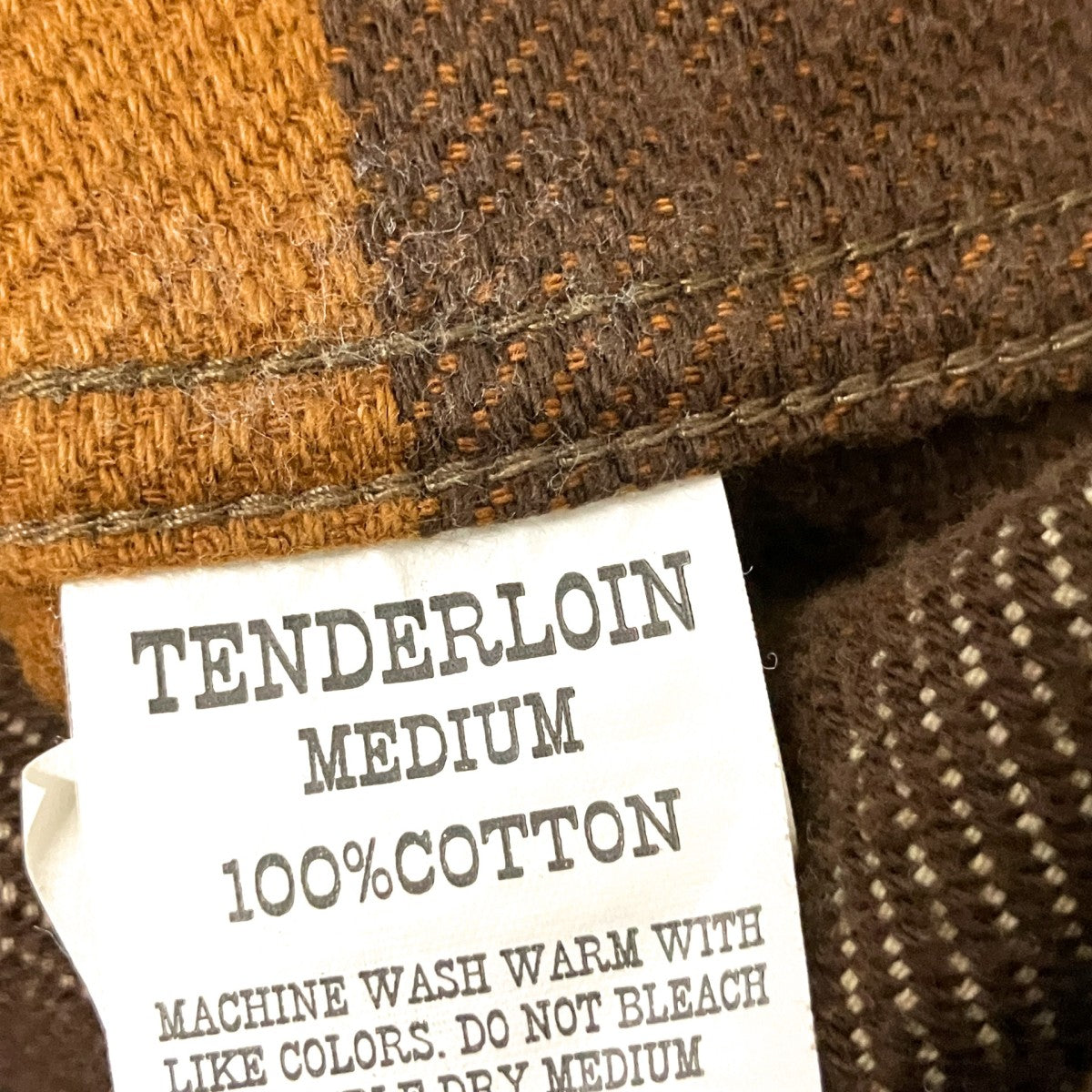 TENDERLOIN チェックシャツ 古着・中古-5枚目のアイテム画像