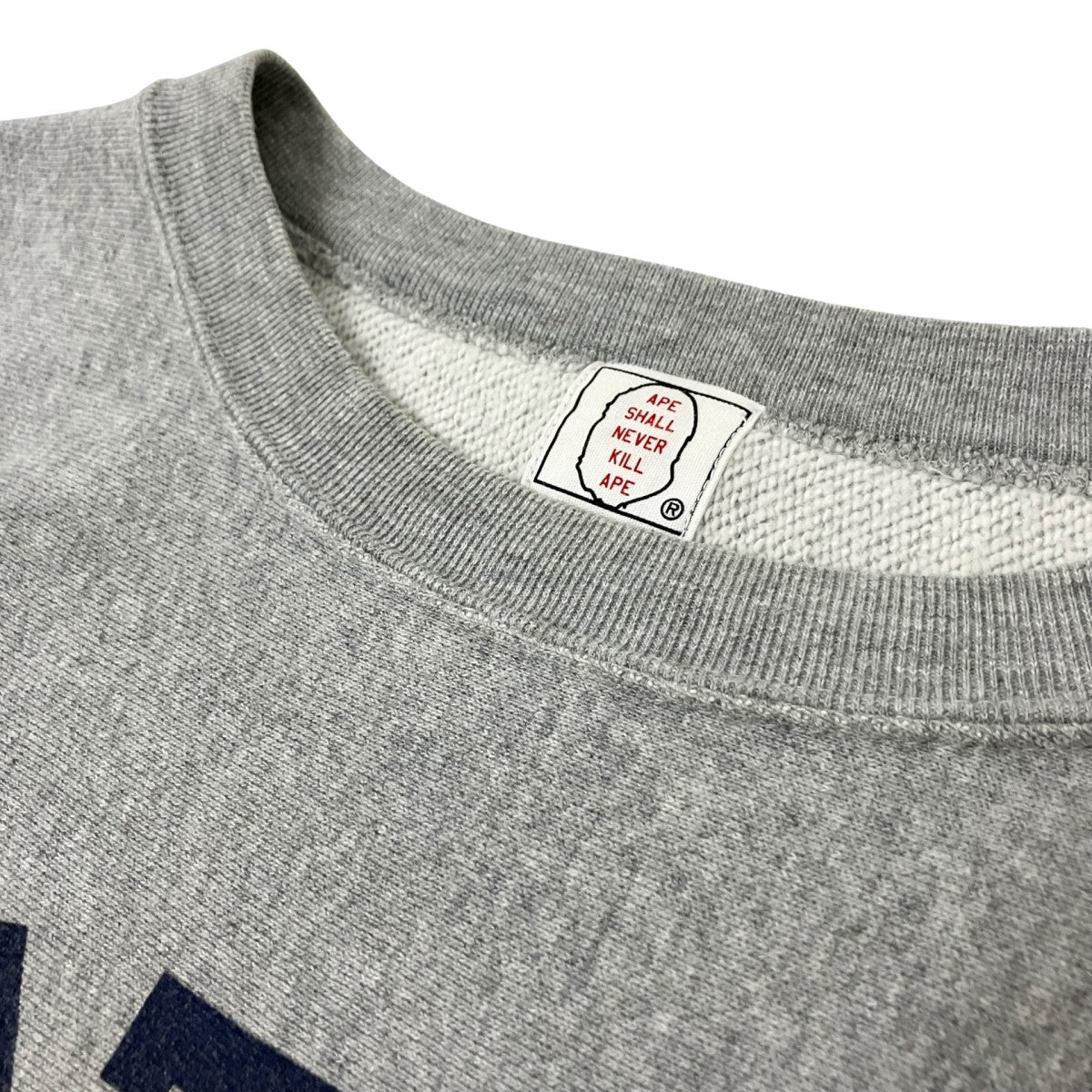 A BATHING APE カレッジロゴプリントスウェット 古着・中古-3枚目のアイテム画像