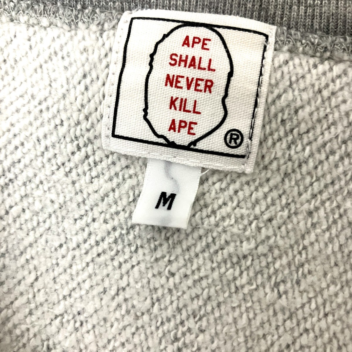 A BATHING APE カレッジロゴプリントスウェット 古着・中古-4枚目のアイテム画像