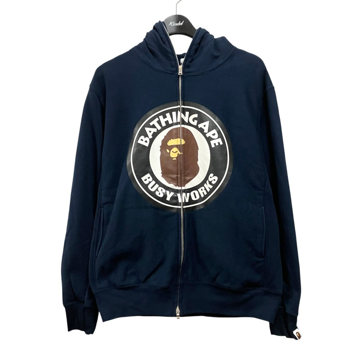 A BATHING APE サークルロゴフルジップパーカー 古着・中古-1枚目のアイテム画像