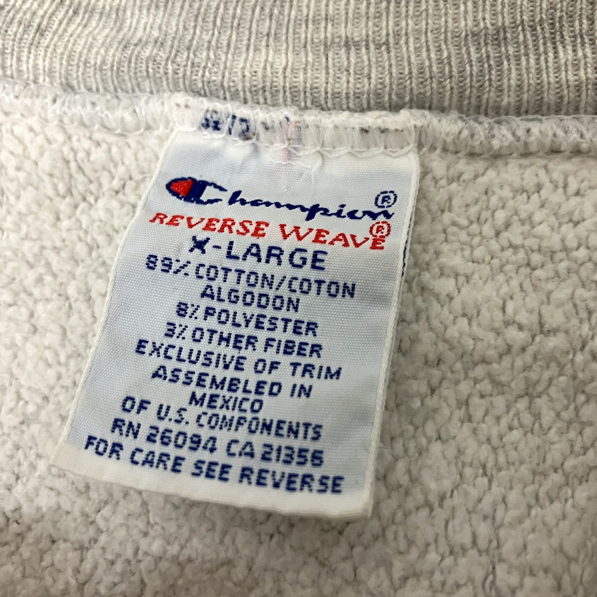 Champion NEW HAMPSHIRE COLLEGEロゴスウェット 古着・中古-5枚目のアイテム画像