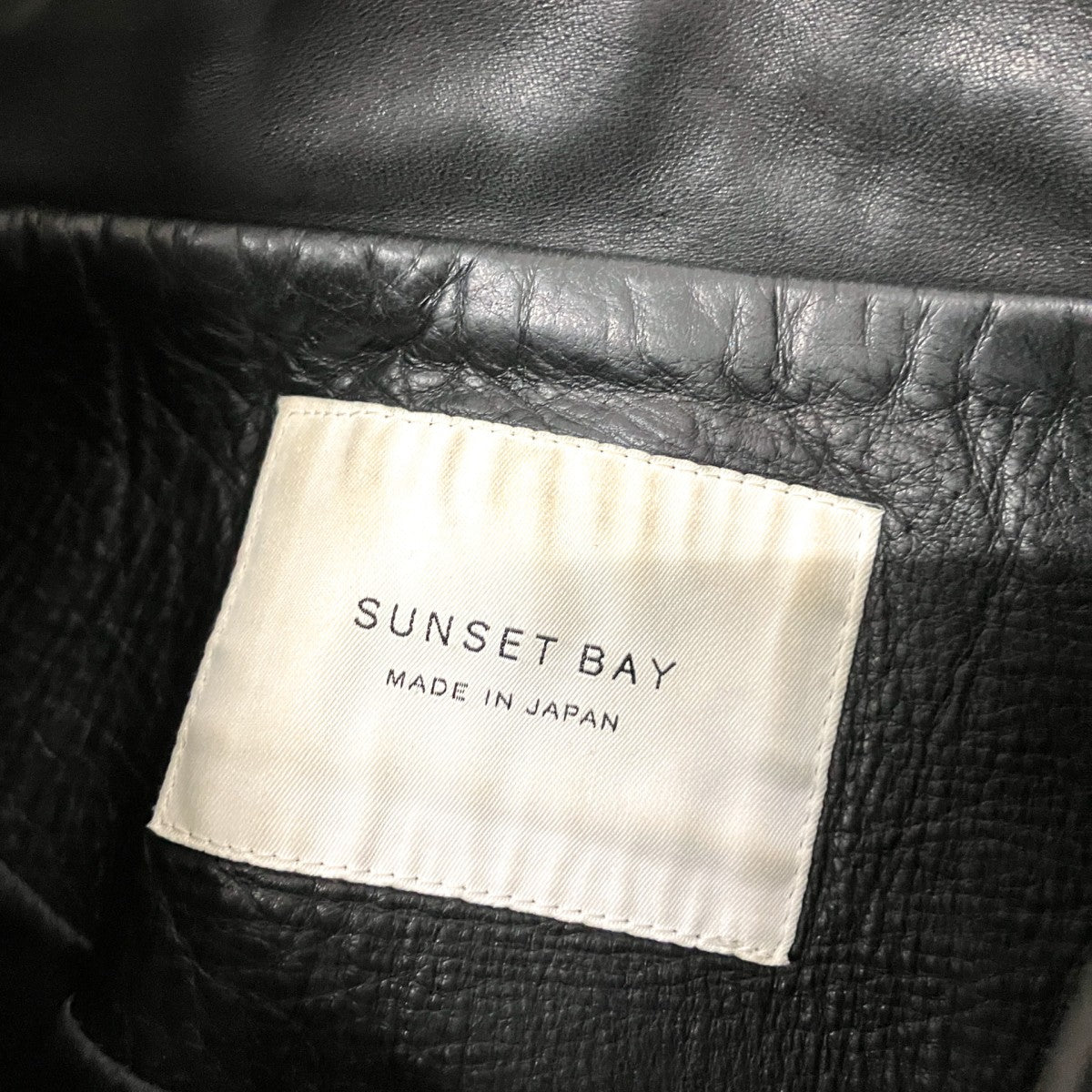 SUNSET BAY レザージャケットBUZZARDS 古着・中古-4枚目のアイテム画像