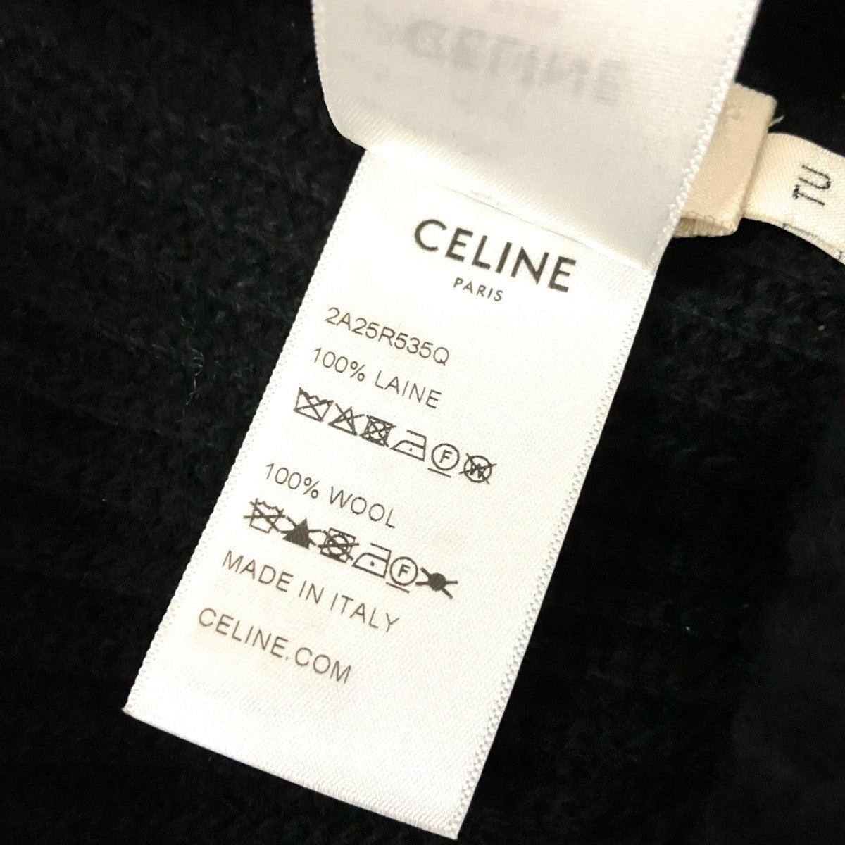 CELINE ニットキャップ2A25R535Q 古着・中古-6枚目のアイテム画像