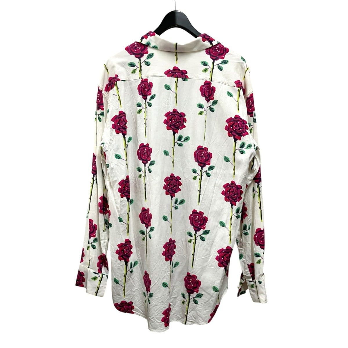 SASQUATCHfabrix． ROSE BIG OPEN COLLAR SHIRTオープンカラーシャツ22SS SY9 006 古着・中古-2枚目のアイテム画像