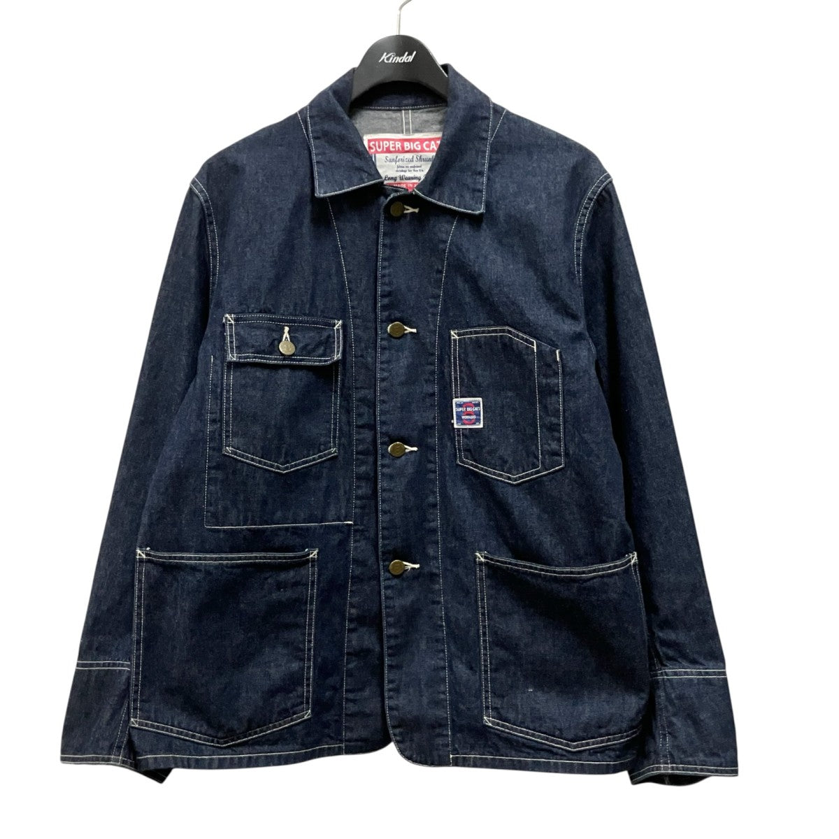 WORKERS SUPER BIG CAT Jacketカバーオール 古着・中古-1枚目のアイテム画像