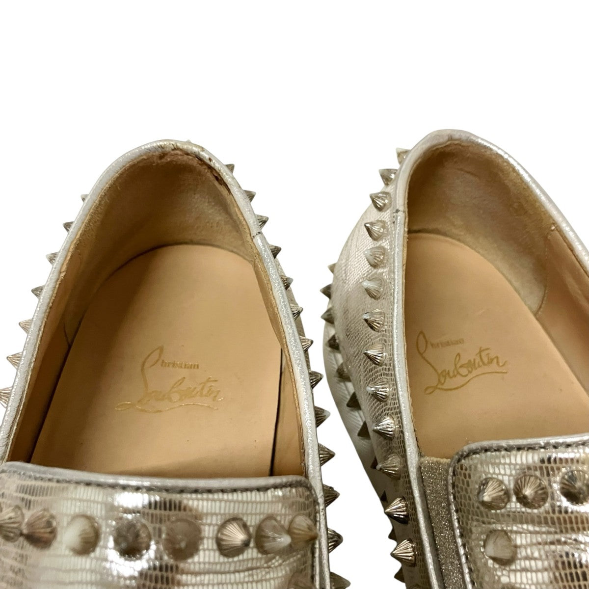 Christian Louboutin スタッズスリッポンスニーカー 古着・中古-9枚目のアイテム画像