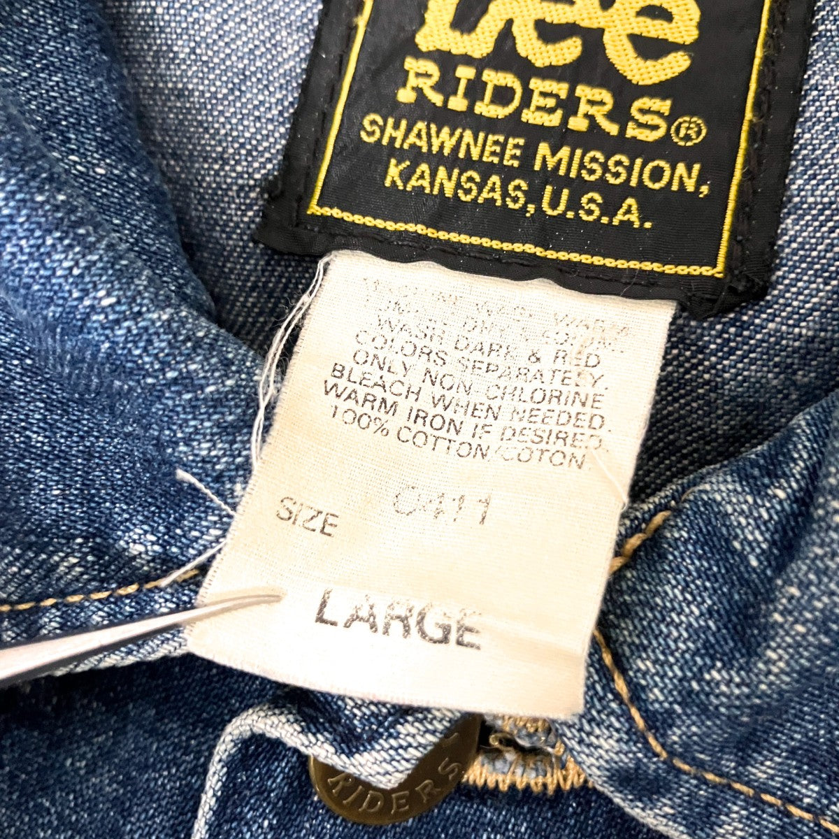 LEE デニムジャケットE510 885 C411 古着・中古-5枚目のアイテム画像