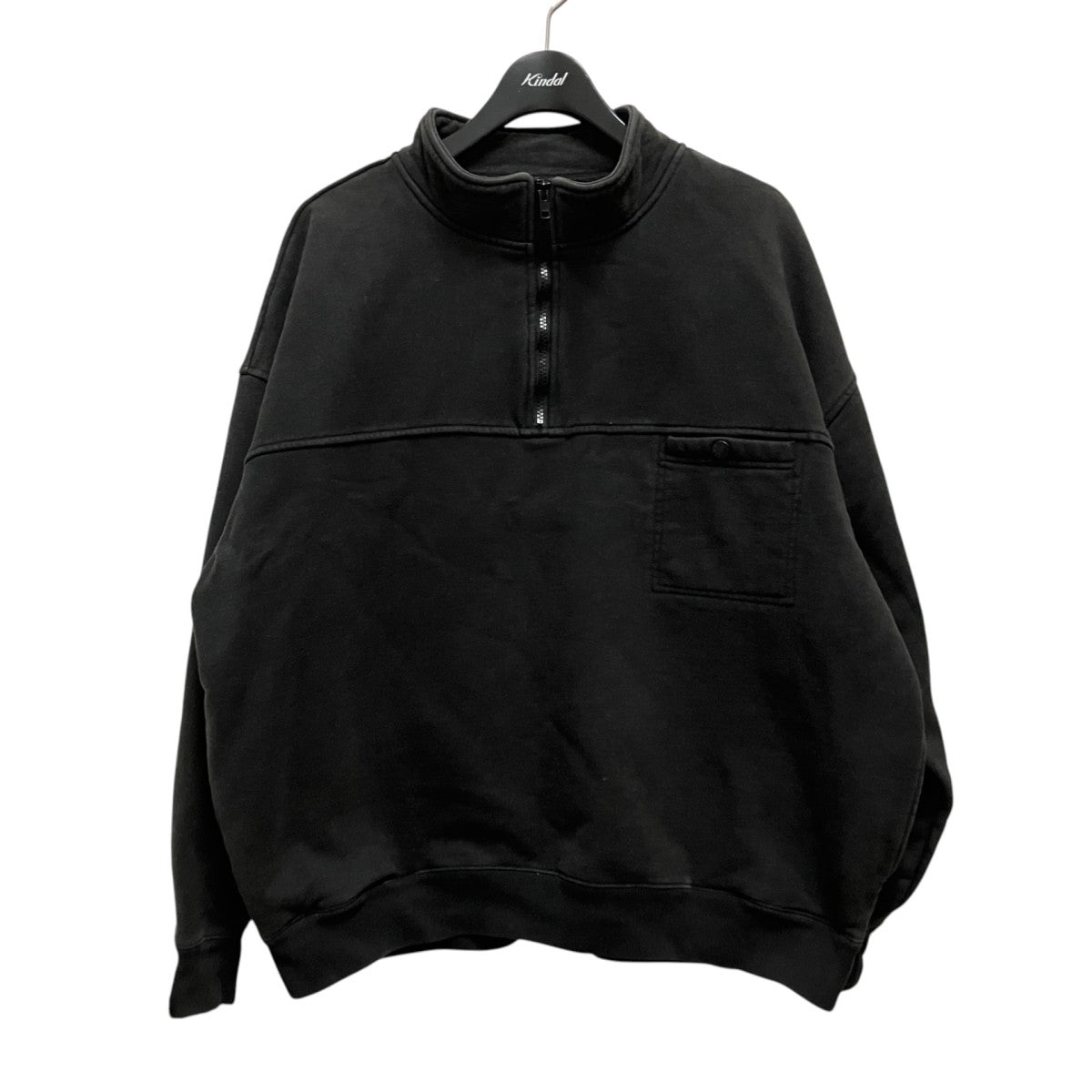 Supreme Washed Half Zip Pulloverハーフジップスウェット 古着・中古-1枚目のアイテム画像