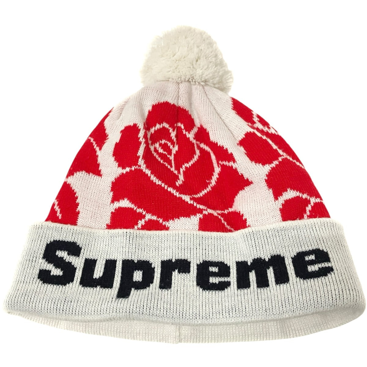 Supreme 22AWRose Beanieニット帽 古着・中古-1枚目のアイテム画像