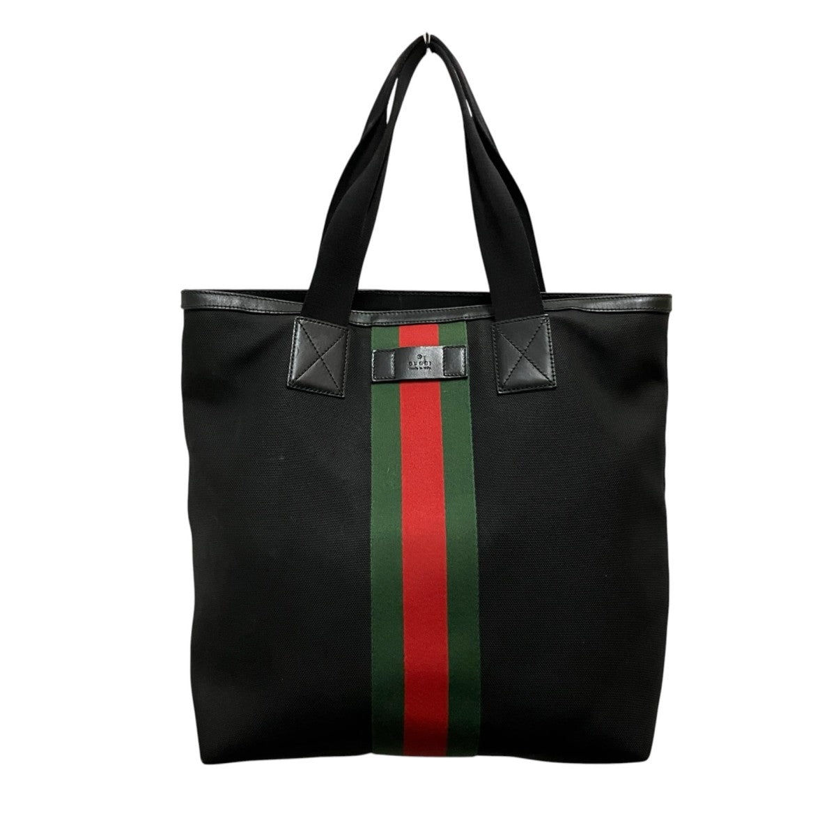 GUCCI ウェブストライプ シェリーライントートバッグ387107 古着・中古-1枚目のアイテム画像