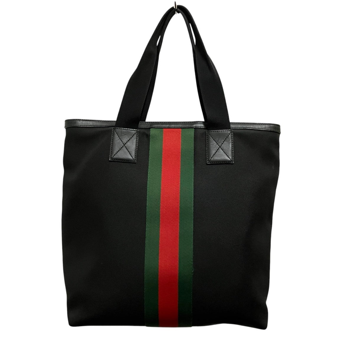 GUCCI ウェブストライプ シェリーライントートバッグ387107 古着・中古-2枚目のアイテム画像