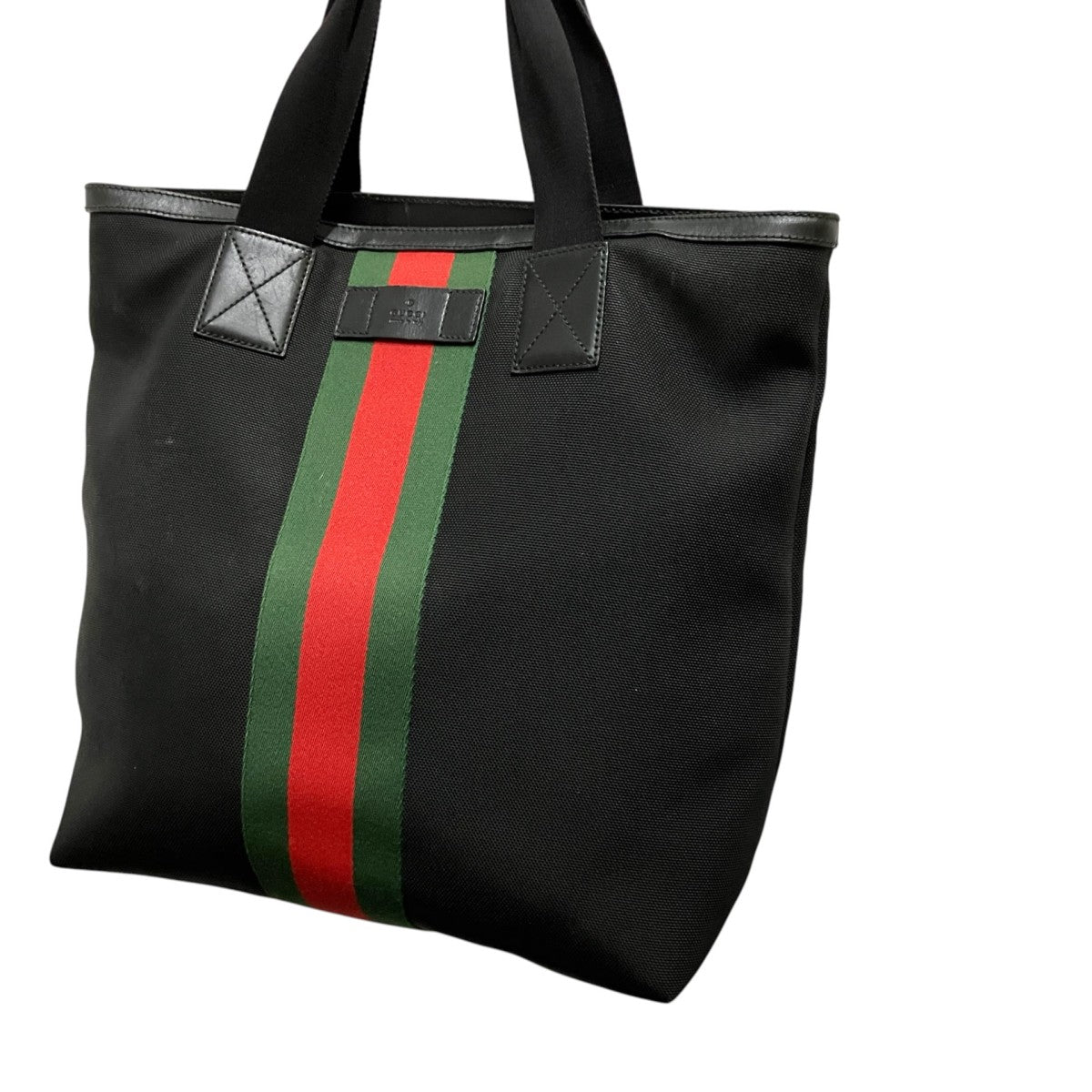 GUCCI ウェブストライプ シェリーライントートバッグ387107 古着・中古-3枚目のアイテム画像