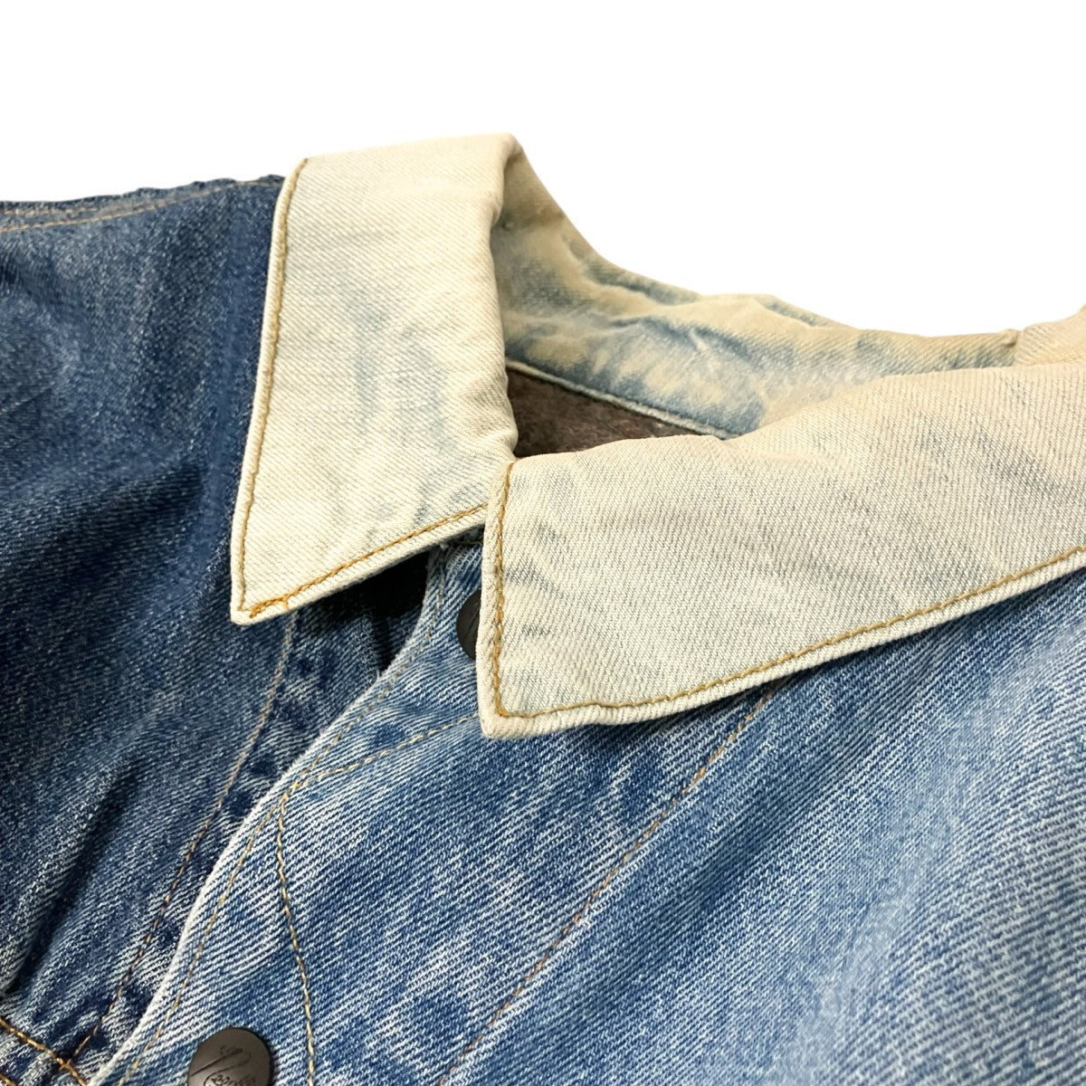 Needles Jean Jacket Blanket Covered Reversible Jacket切替ジャケットLQ297 古着・中古-3枚目のアイテム画像