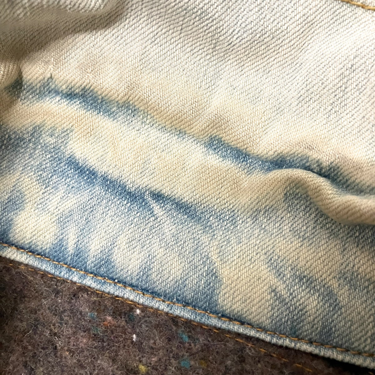 Needles Jean Jacket Blanket Covered Reversible Jacket切替ジャケットLQ297 古着・中古-4枚目のアイテム画像