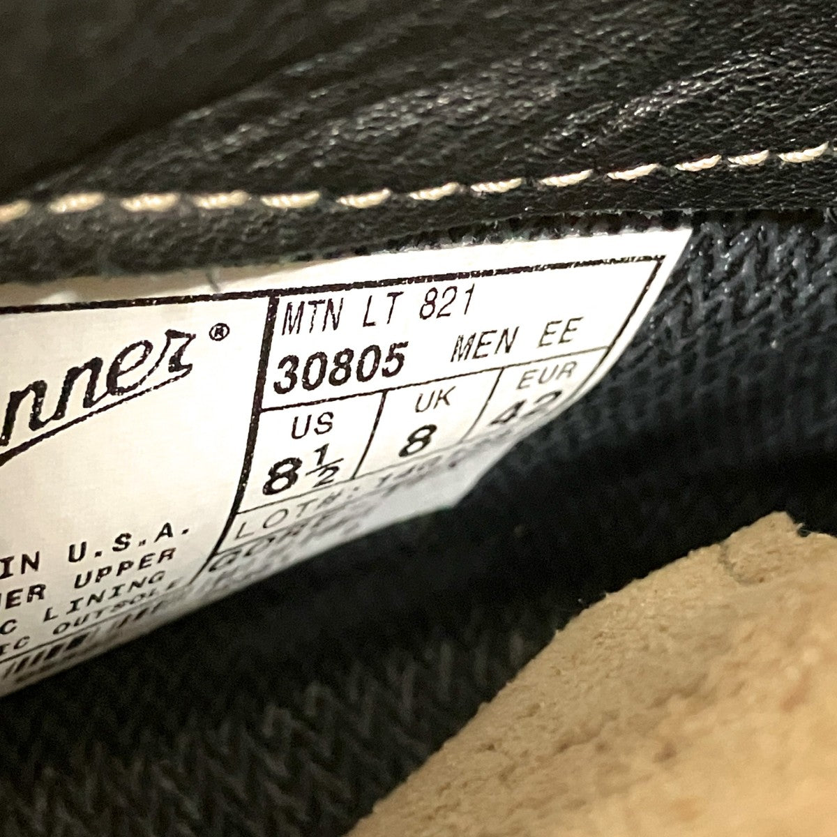 Danner DANNER MOUNTAIN LIGHTレースアップシューズ30805 古着・中古-7枚目のアイテム画像