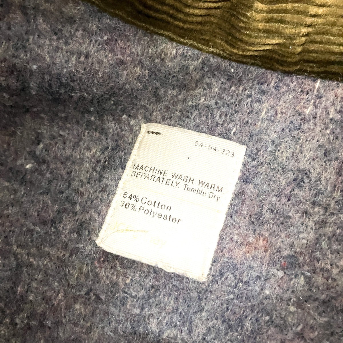 BIG MAC 裏地ブランケット付き デニムカバーオール 古着・中古-4枚目のアイテム画像
