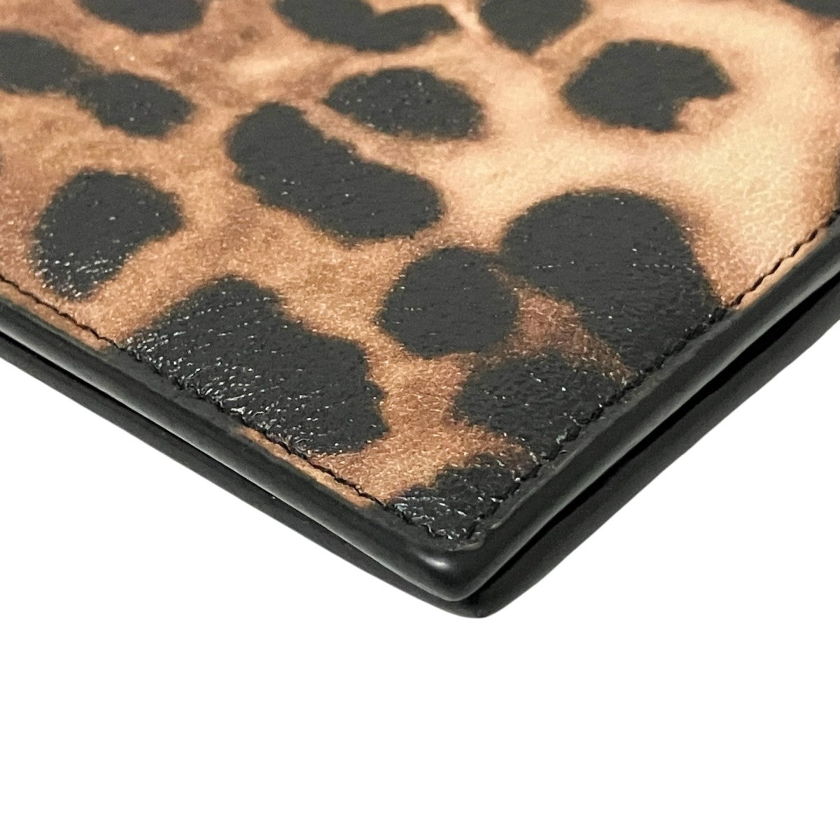 Saint Laurent Paris レオパード柄2つ折り財布396307 古着・中古-4枚目のアイテム画像