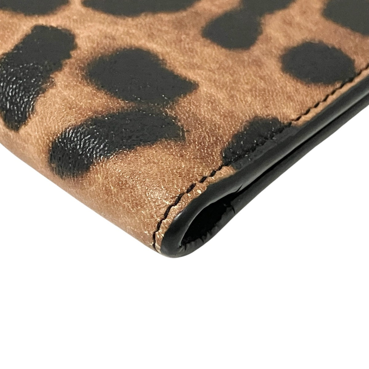Saint Laurent Paris レオパード柄2つ折り財布396307 古着・中古-5枚目のアイテム画像