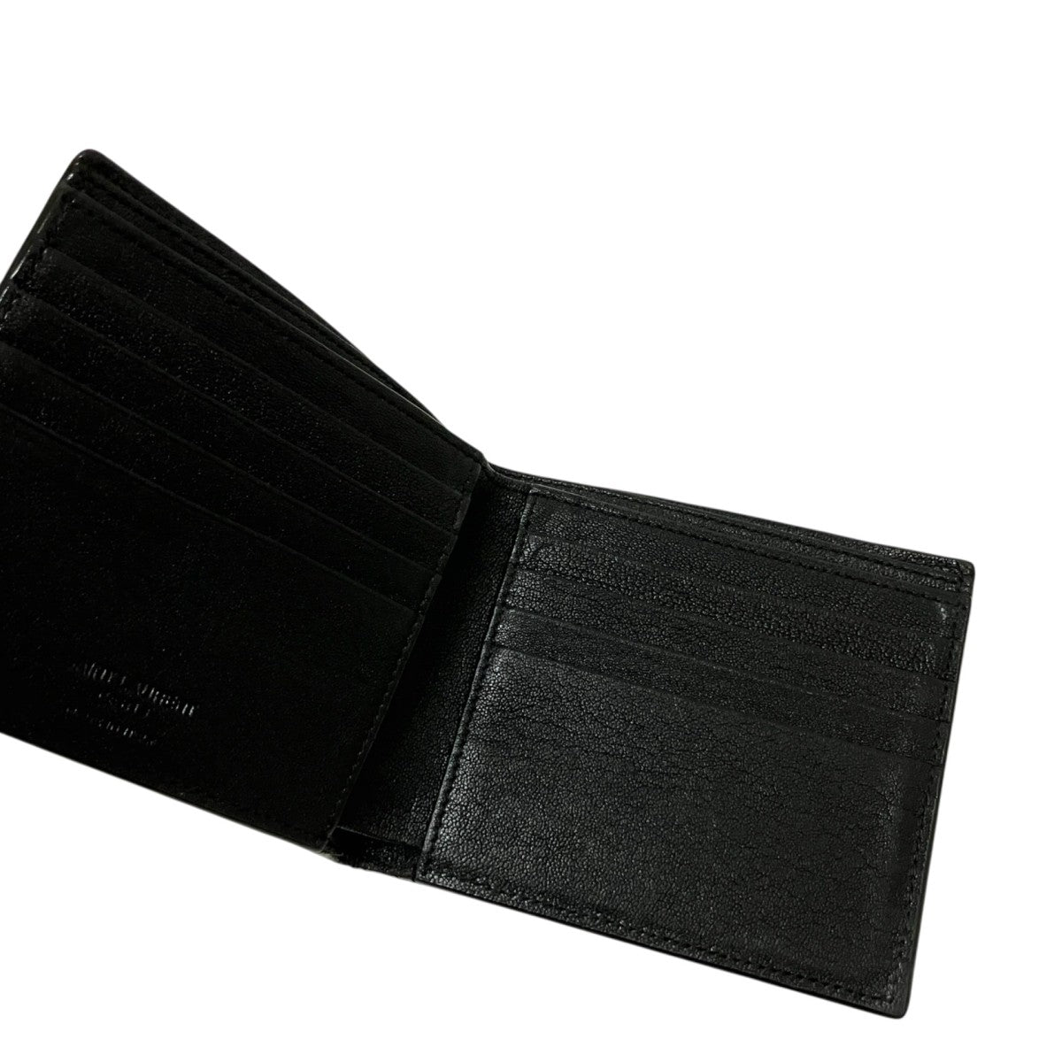 Saint Laurent Paris レオパード柄2つ折り財布396307 古着・中古-6枚目のアイテム画像