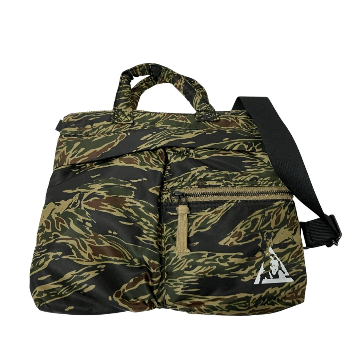 Hysteric Glamour×PORTER タイガーカモ2WAYショルダーバッグ 古着・中古-1枚目のアイテム画像