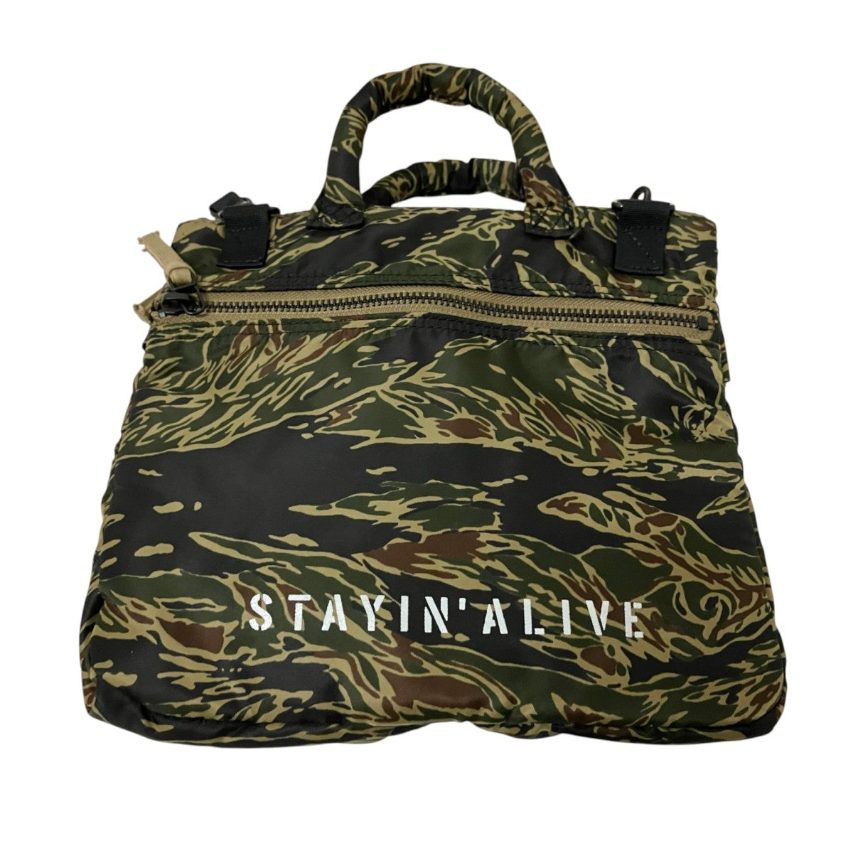 Hysteric Glamour×PORTER タイガーカモ2WAYショルダーバッグ 古着・中古-2枚目のアイテム画像