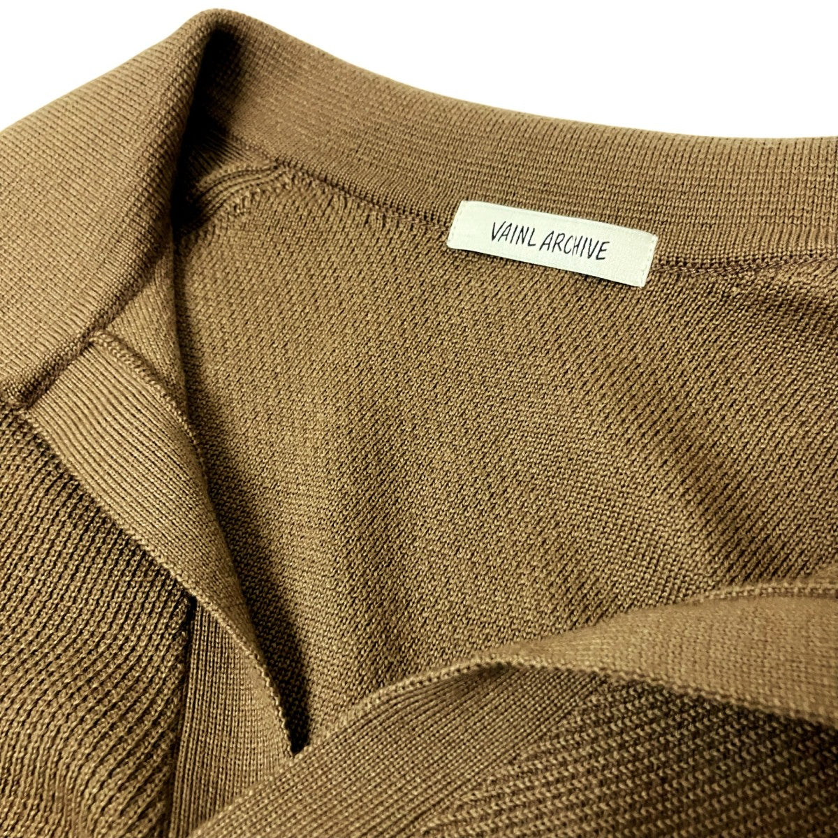 VAINL ARCHIVE スキッパーニットVASN23F002 古着・中古-3枚目のアイテム画像