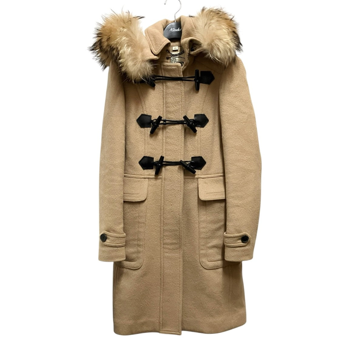 BURBERRY ラクーンファーダッフルコートROPANPRO204VRA 古着・中古-1枚目のアイテム画像
